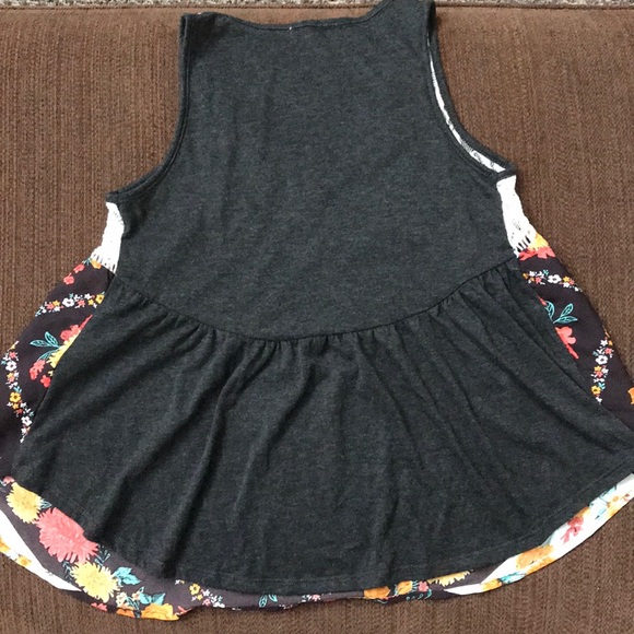 Floral Print Top - Sage main image 1